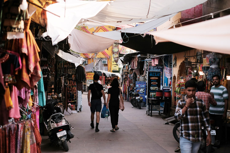 Shopping can never be dull on the streets of Puskar, Rajasthan