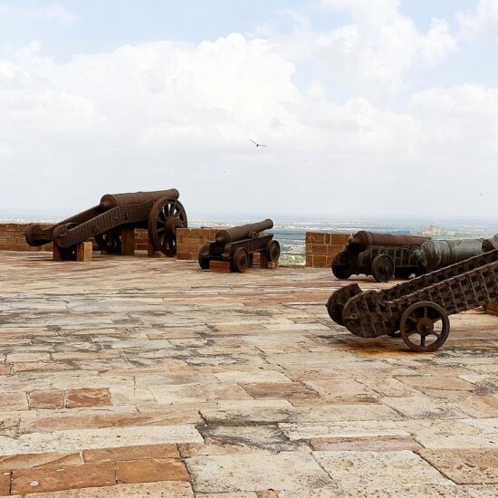 Cannons at the top of Mehrangarh Fort, Jodhpur